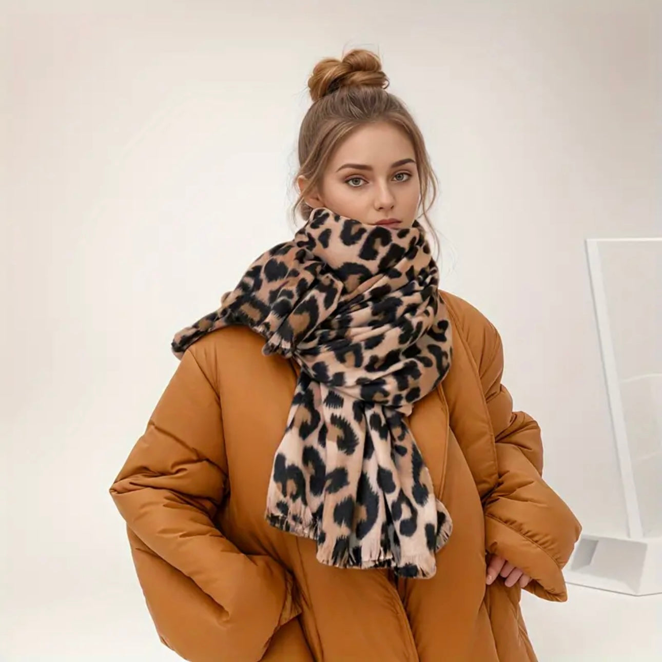 Leopard-Pawl-Scarf